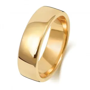 Wedding Band 9K Soft Court 6 mm-1.5 Wedding  Ring W136M