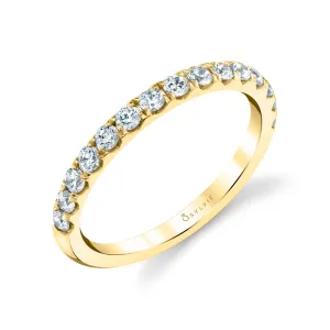 Wide Wedding Band - Aimee 18k Gold Yellow