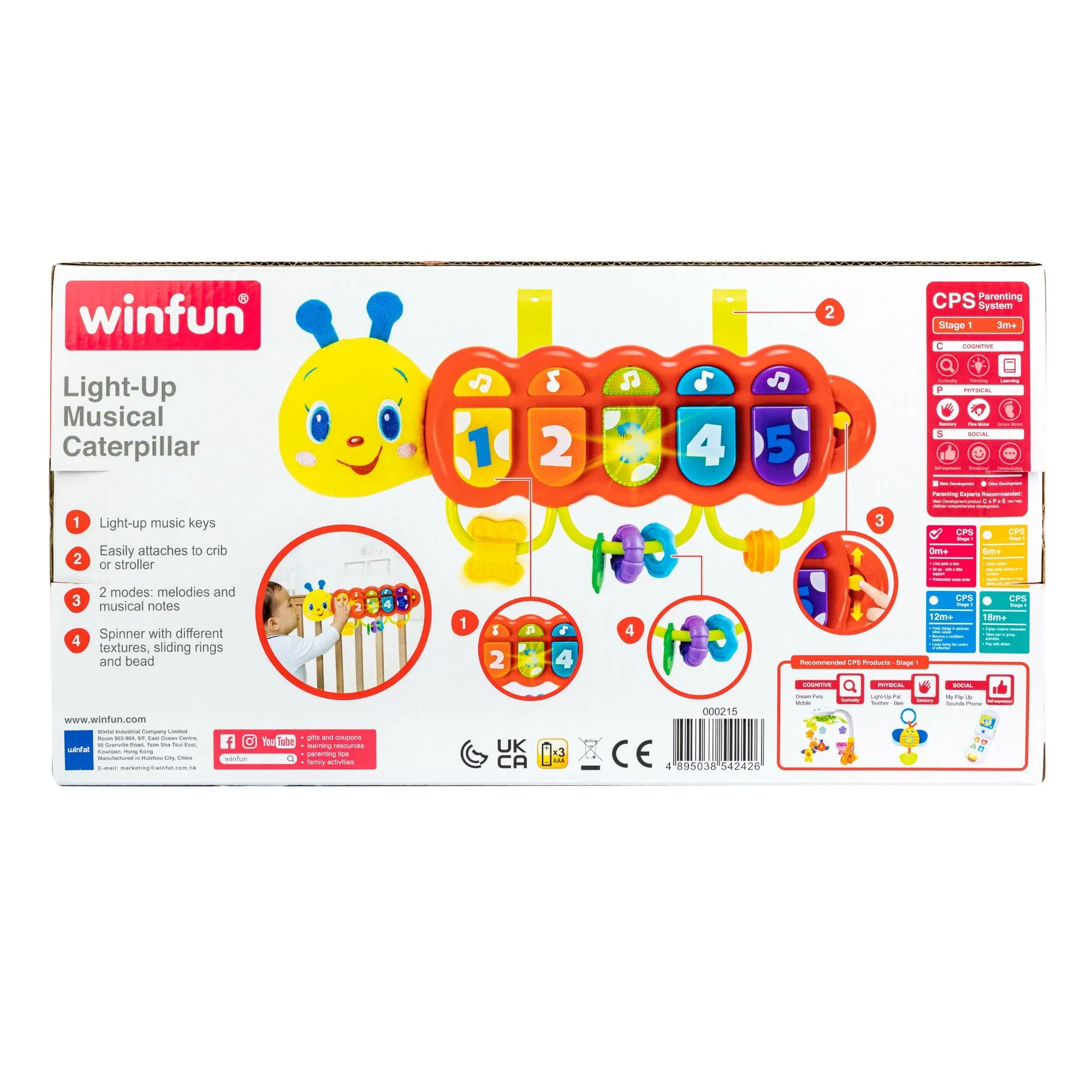 Winfun Light Up Musical Caterpillar